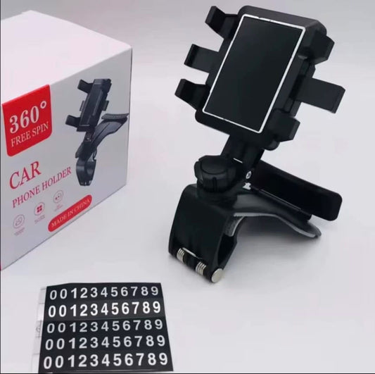 *حامل الهاتف في السيارة بتقنية دوران 360 درجة*