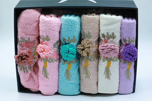 طقم مناشف صغيرة فاخرة